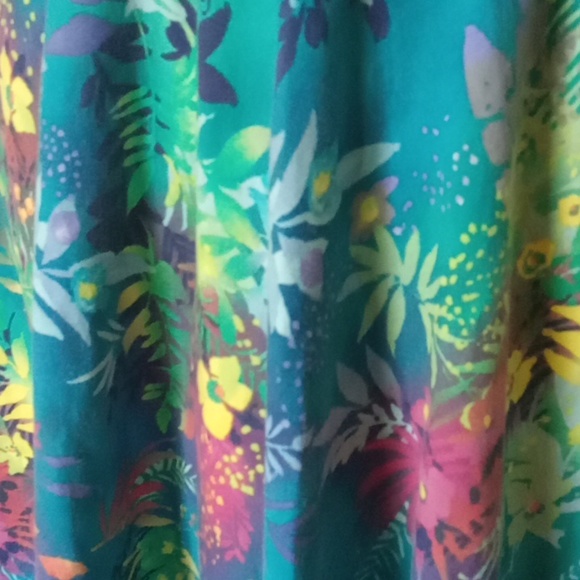 Batik style cotton sundress size small - Picture 3 of 6